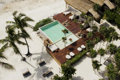 Habitas Tulum pool - best Tulum boutique hotels